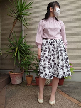 「vanitybeauty（バニティービューティー）のアイテム」を使った、Riさん（レディース・158cm）の夏コーディネート