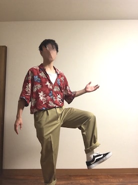 「Alpha Industries（アルファインダストリーズ）のアイテム（トップス）」を使った、 b_k_pdaさん（メンズ・170cm）の夏コーディネート