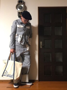 「デニムから始まったライフスタイルブランド」｜「アイテム（デニムジャケット）」を使った、ひろさん（メンズ・177cm）の春コーディネート