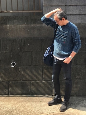 ひろさん(メンズ・177cm)の春コーディネート