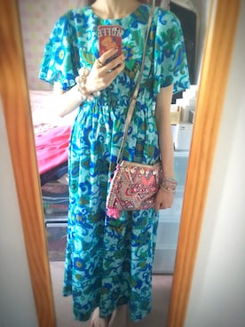 「Accessorize（アクセサライズ）のアイテム（バッグ）」を使った、273*さん（レディース・169cm）の夏コーディネート