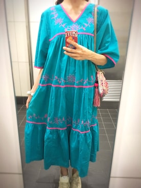 「Accessorize（アクセサライズ）のアイテム（バッグ）」を使った、273*さん（レディース・169cm）の夏コーディネート