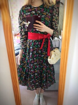 「Larone（ラロネ）のアイテム」を使った、273*さん（レディース・169cm）の春コーディネート