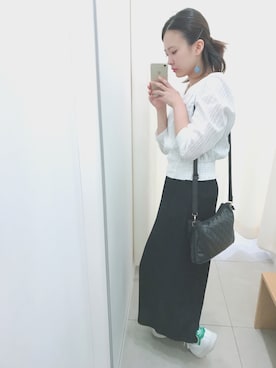 「アイテム（ピアス（両耳用））」を使った、彩る女さん（レディース・154cm・20代）の秋コーディネート