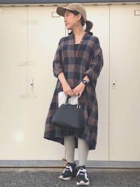 「アイテム（ピアス（両耳用））」を使った、彩る女さん（レディース・154cm・20代）の秋コーディネート