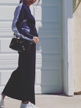 「sacai luck（サカイ ラック）のアイテム」を使った、rioさん（レディース・157cm）の春コーディネート