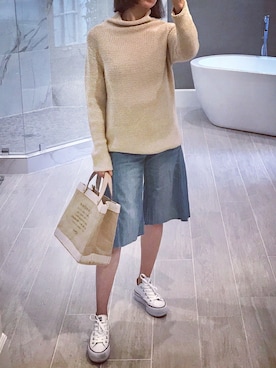 「APOLIS（アポリス）のアイテム」を使った、rioさん（レディース・157cm）の冬コーディネート