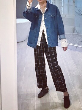 「rag & bone（ラグアンドボーン）のアイテム（トップス）」を使った、rioさん（レディース・157cm）の春コーディネート