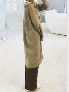 「STYLE」｜「アイテム（チュニック）」を使った、rioさん（レディース・157cm）の春コーディネート