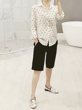 「rag & bone（ラグアンドボーン）のアイテム（トップス）」を使った、rioさん（レディース・157cm）の秋コーディネート