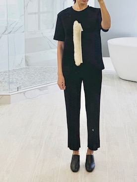 「BEAMS（ビームス）のアイテム（スリッポン）」を使った、rioさん（レディース・157cm）の秋コーディネート