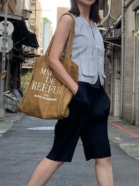 「MAISON DE REEFUR」｜rioさん（レディース・157cm）の夏コーディネート