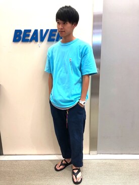 小野　隼ノ介さん（メンズ・178cm）の夏コーディネート