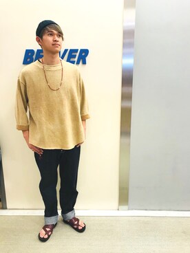 小野　隼ノ介さん（メンズ・178cm）の夏コーディネート