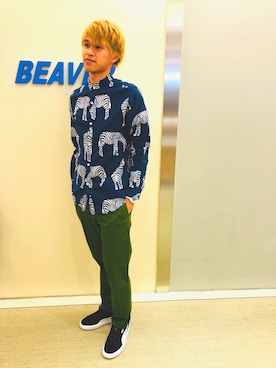 小野　隼ノ介さん（メンズ・178cm）の夏コーディネート