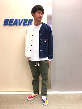 小野　隼ノ介さん（メンズ・178cm）の冬コーディネート