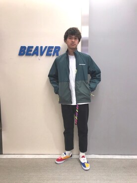 小野　隼ノ介さん（メンズ・178cm）の冬コーディネート