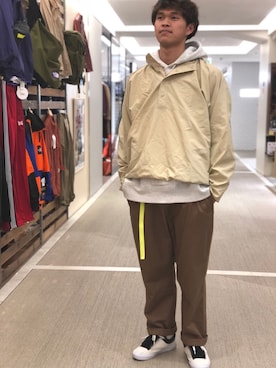 小野　隼ノ介さん（メンズ・178cm）の冬コーディネート