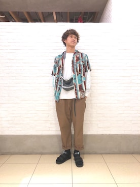 小野　隼ノ介さん（メンズ・178cm）の春コーディネート