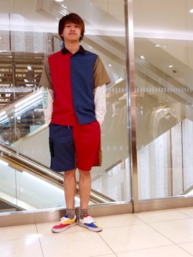 小野　隼ノ介さん（メンズ・178cm）の春コーディネート