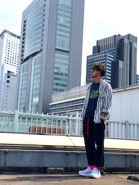 小野 隼ノ介さん(メンズ・178cm)の春コーディネート