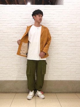 小野　隼ノ介さん（メンズ・178cm）の秋コーディネート