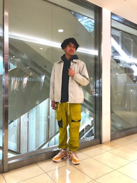 小野 隼ノ介さん(メンズ・178cm)の冬コーディネート