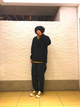 小野 隼ノ介さん(メンズ・178cm)の冬コーディネート