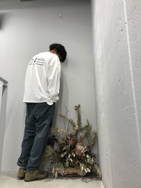 小野　隼ノ介さん（メンズ・178cm）の春コーディネート