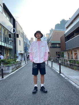 小野　隼ノ介さん（メンズ・178cm）の夏コーディネート