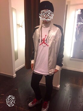 「L.H.P（エルエイチピー）のアイテム（ブルゾン）」を使った、atukiさん（メンズ・171cm）の冬コーディネート