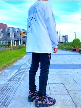 「SASQUATCHfabrix.（サスクワァッチファブリックス）のアイテム」を使った、ねこさん（メンズ・172cm）の秋コーディネート