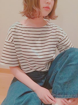 「rps（アールピーエス）のアイテム」を使った、あさぽんさん（レディース・161cm）の夏コーディネート