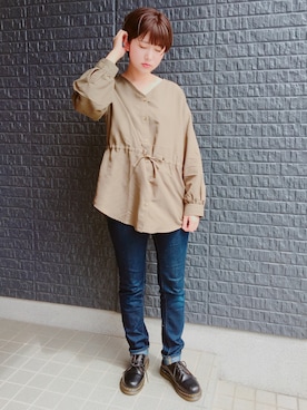 「rps（アールピーエス）のアイテム」を使った、あさぽんさん（レディース・161cm）の秋コーディネート