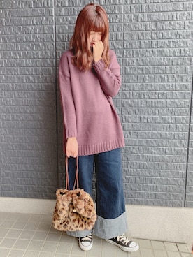 「オフタートル」｜あさぽんさん（レディース・161cm）の秋コーディネート