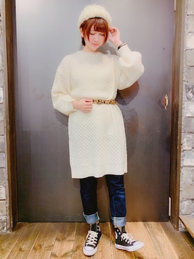 あさぽんさん（レディース・161cm）の冬コーディネート