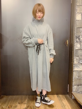 「rps（アールピーエス）のアイテム」を使った、あさぽんさん（レディース・161cm）の冬コーディネート