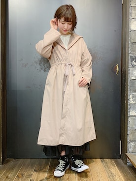 「rps（アールピーエス）のアイテム（その他アウター）」を使った、あさぽんさん（レディース・160cm）の冬コーディネート