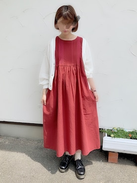 「rps（アールピーエス）のアイテム（カーディガン/ボレロ）」を使った、あさぽんさん（レディース・160cm）の夏コーディネート