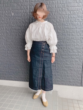 「grove（グローブ）のアイテム」を使った、あさぽんさん（レディース・160cm）の夏コーディネート