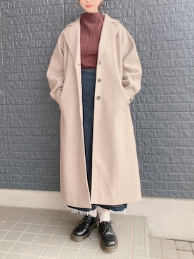 「notch.（ノッチ）のアイテム（ジャケット/アウター）」を使った、あさぽんさん（レディース・160cm）の秋コーディネート