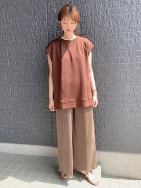 「rps（アールピーエス）のアイテム（その他トップス）」を使った、あさぽんさん（レディース・160cm）の秋コーディネート