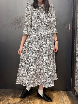 「rps（アールピーエス）のアイテム（シューズ）」を使った、あさぽんさん（レディース・160cm）の春コーディネート