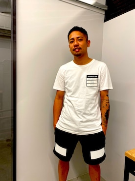 「GIVENCHY（ジバンシイ）のアイテム（スウェットパンツ）」を使った、Kenta Kannoさん（メンズ・176cm）の冬コーディネート