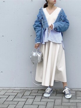 BITTOKO（ビットコ）のデニムジャケットを使った人気ファッション 