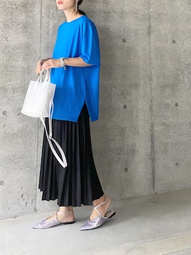 「CANMART（キャンマート）のアイテム」を使った、mikaさん（レディース・157cm）の夏コーディネート