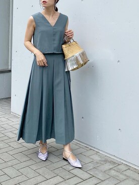 mikaさん（レディース・157cm）の夏コーディネート