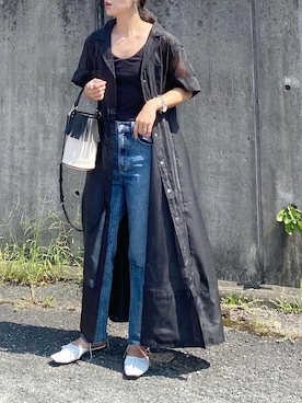 mikaさん（レディース・157cm）の夏コーディネート