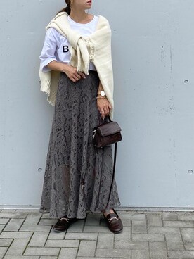 「CANMART（キャンマート）のアイテム」を使った、mikaさん（レディース・157cm）の秋コーディネート