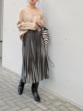 「CANMART（キャンマート）のアイテム」を使った、mikaさん（レディース・157cm）の秋コーディネート